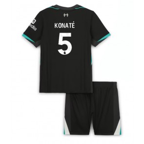 Liverpool Ibrahima Konate #5 Gostujuci Dres za Dječji 2024-25 Kratak Rukavima (+ kratke hlače)